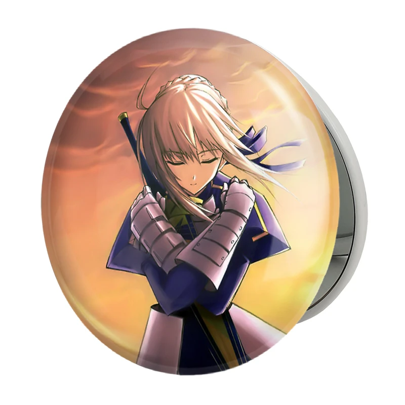 آینه جیبی خندالو طرح التر انیمه فیت استی نایت Fate Stay Night مدل تاشو کد 22819 
