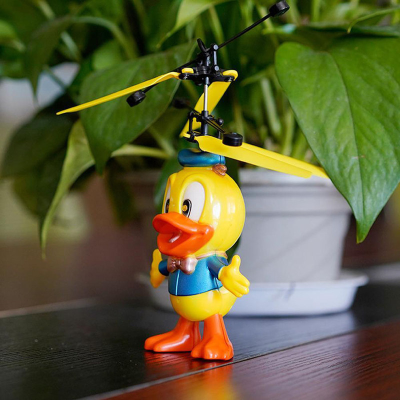 مینی کوپتر بازی مدل سنسوری طرح اردک چراغدار در ارزانترین فروشگاه اینترنتی ایران ارزان