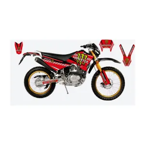 برچسب بدنه موتور سیکلت مدل قهرمانی کد 125مناسب برای تریل روان