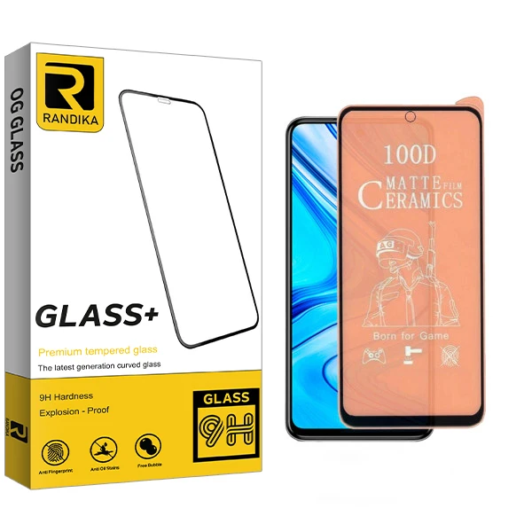 محافظ صفحه نمایش سرامیکی  راندیکا مدل Gld مناسب گوشی موبایل شیائومی Redmi Note 9S / Note 9 Pro