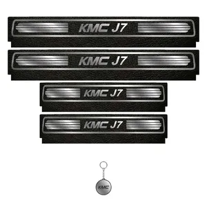 برچسب پارکابی خودرو لندمون کد LM239 MS مناسب برای کی ام سی J7 مجموعه 4 عددی به همراه جا کلیدی