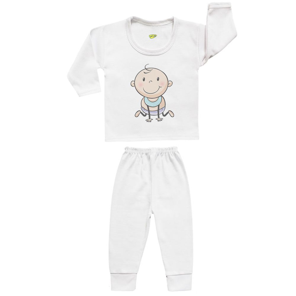 ست تی شرت و شلوار نوزادی کارانس مدل SBS-3007