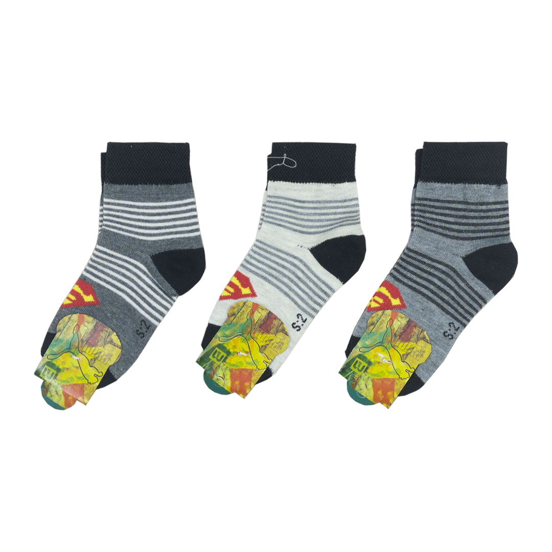 جوراب دخترانه کد 87316 مجموعه سه عددی