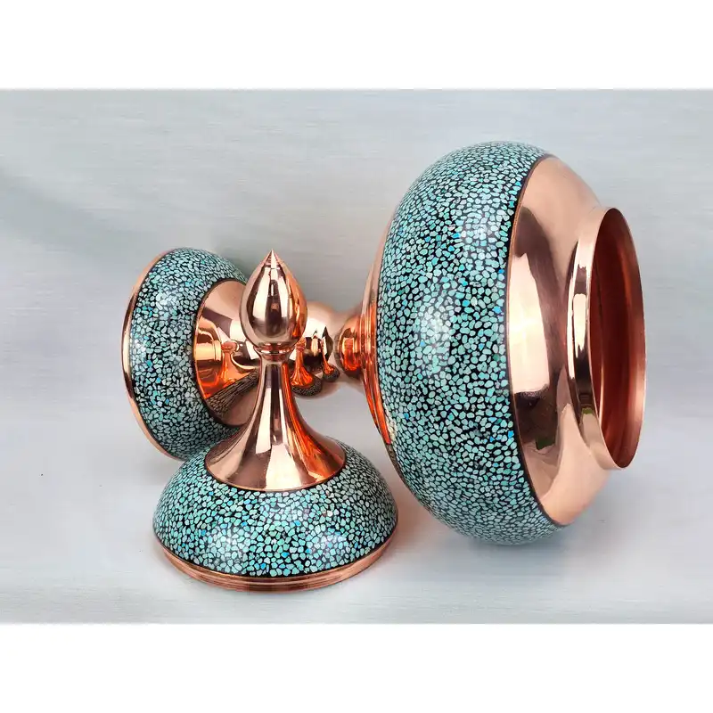 شکلات خوری فیروزه کوبی مسی کد 30c