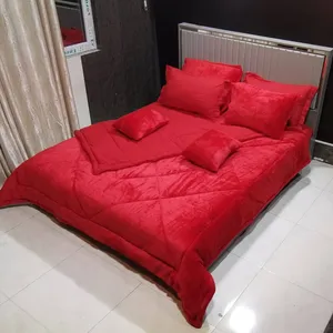 سرویس روتختی مدل مخمل ترک تدی کد 0588 دو نفره 8 تکه