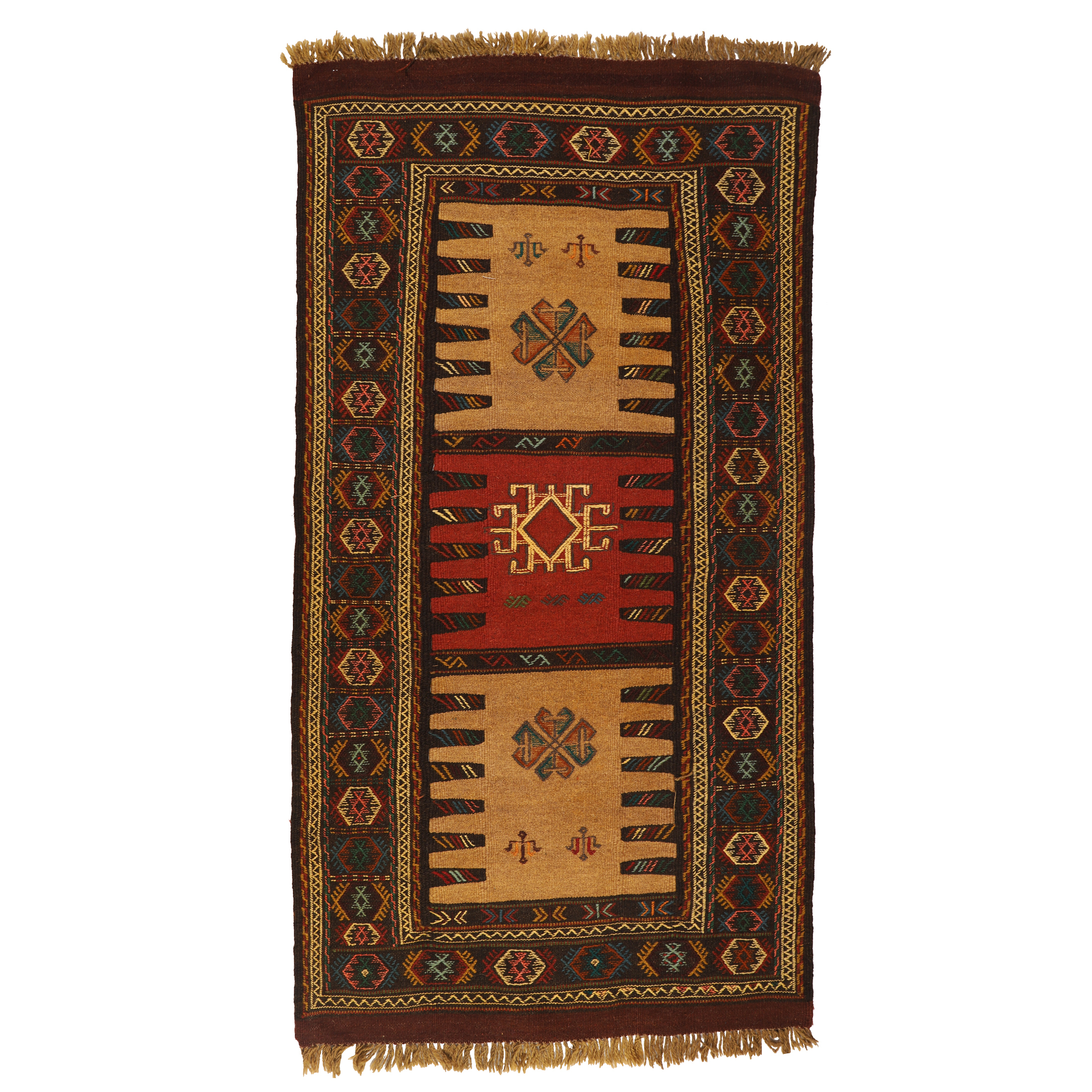 گلیم دستبافت دومتری کد  140440