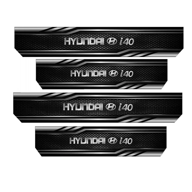 برچسب بدنه خودرو رایسان کد SP2075 مناسب برای هیوندا جی  مجموعه 4 عددی