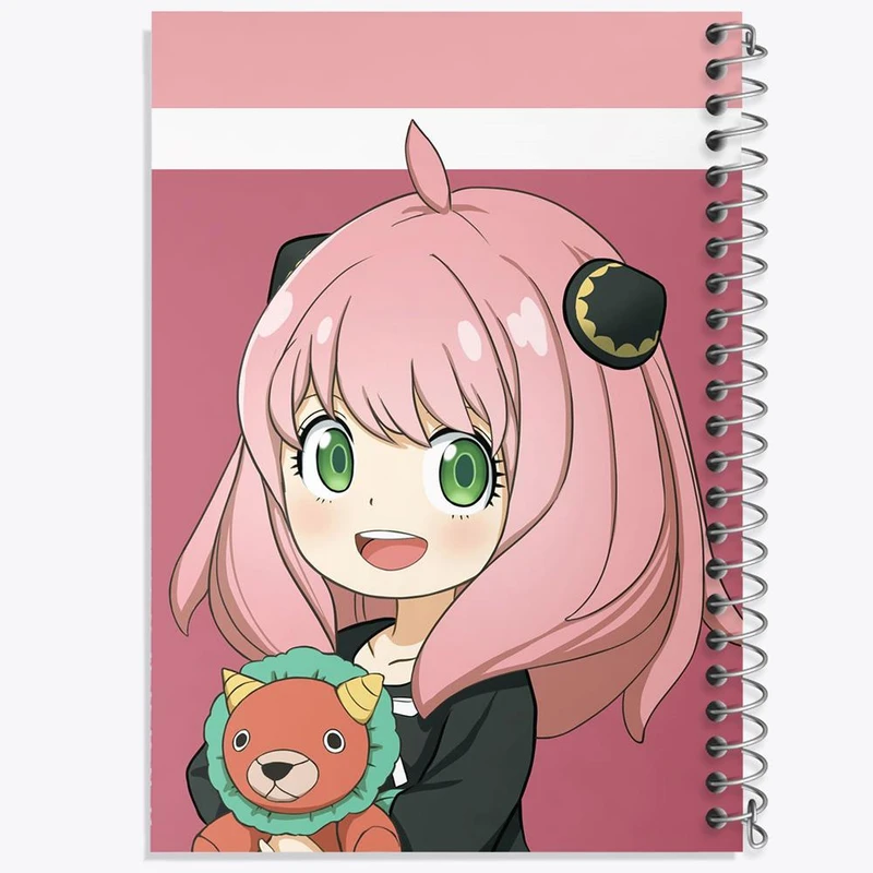 دفتر مشق 50 برگ خندالو مدل انیا فورجر انیمه اسپای ایکس فمیلی Spy x Family کد 17709