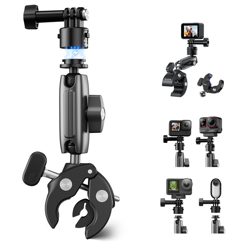 پایه نگهدارنده تلسین مدل S3-HBM-01 مناسب برای دوربین ورزشی اینستا360 / GOPRPO