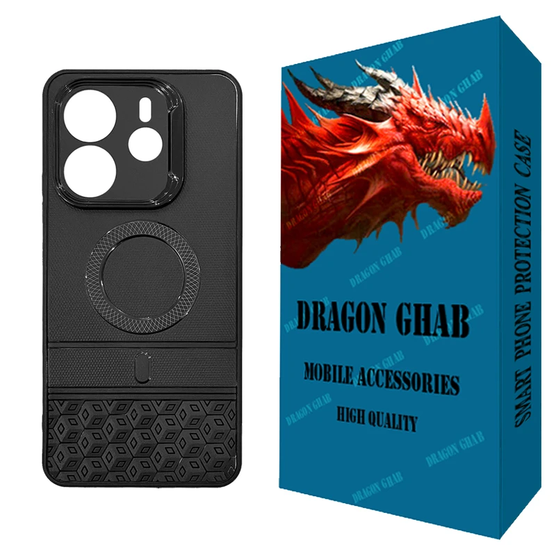 کاور دراگون قاب مدل Hexagon مناسب برای گوشی موبایل شیائومی Redmi Note 14 4G