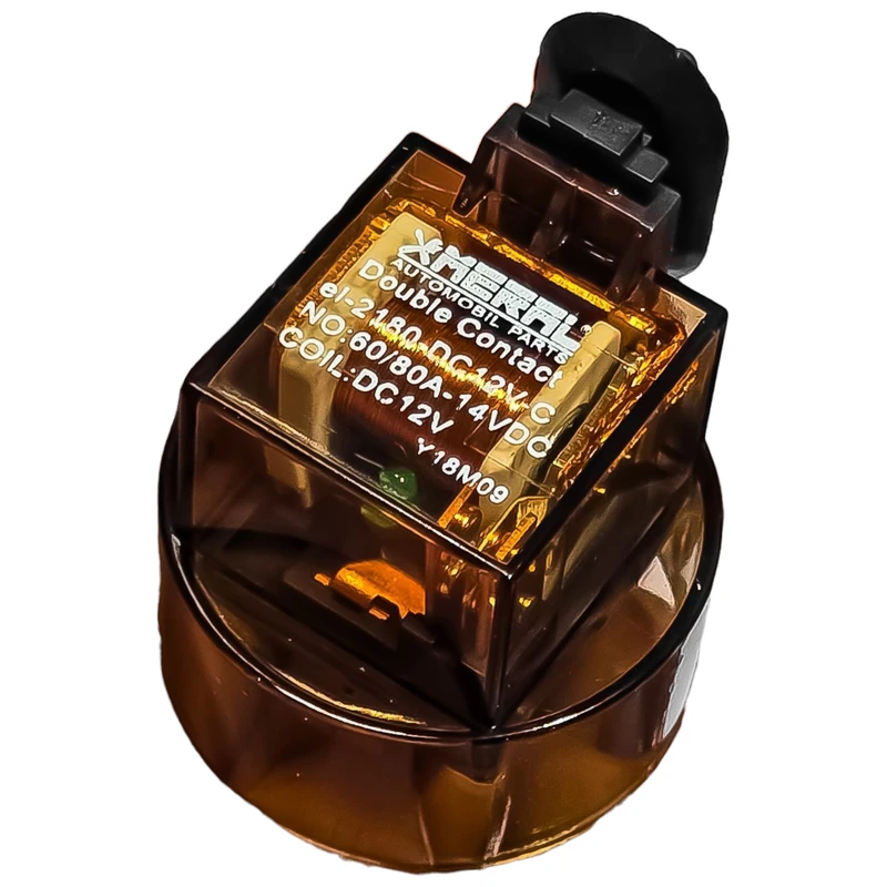 رله فن ایکسمرال مدل ضد آب ۲ پلاتینه کد 80A مناسب برای سمند ، دنا