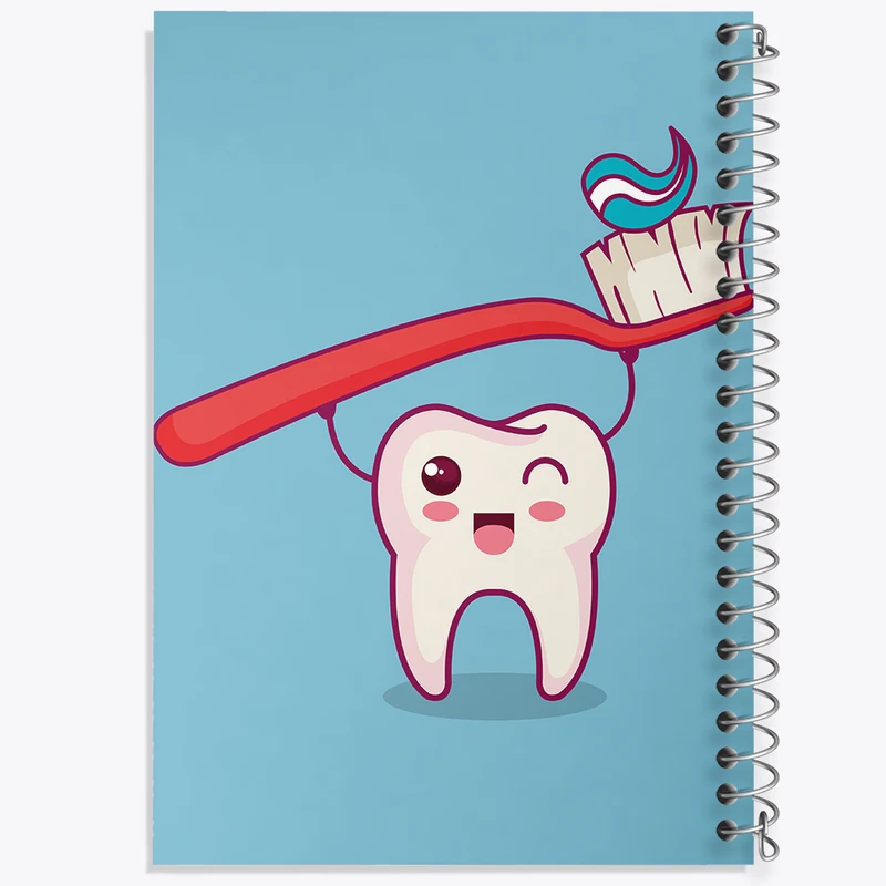 دفتر لیست خرید 50 برگ خندالو طرح دندان و دندان پزشکی کودکانه کد 36761