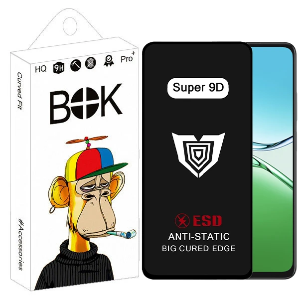 محافظ صفحه نمایش بوک مدل Super 9D View مناسب برای گوشی موبایل سامسونگ galaxy A71 4G / oppo K13x / mi 11T pro