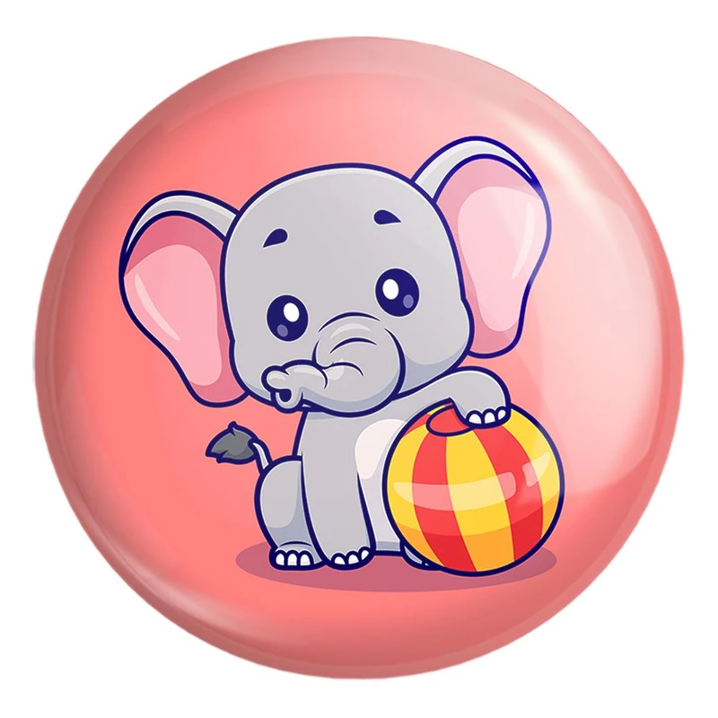 پیکسل خندالو طرح حیوانات بامزه فیل کد 29727 مدل بزرگ