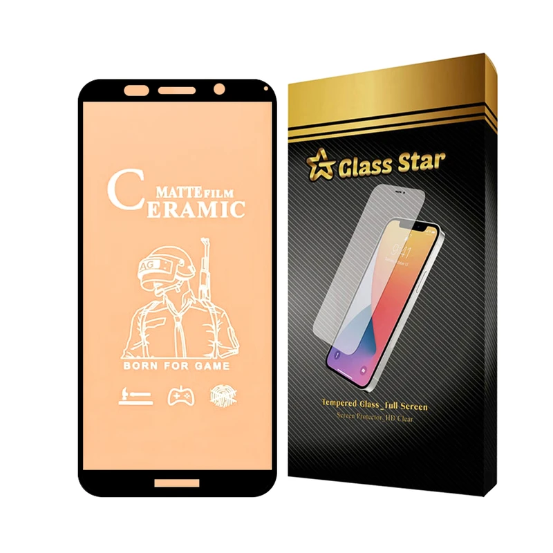 محافظ صفحه نمایش سرامیکی مات گلس استار مدل CERMAG مناسب برای گوشی موبایل هوآوی Y5 Prime 2018 / Y5 Lite 2018 / Y5p / آنر 9S