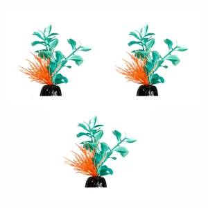 گیاه مصنوعی آکواریوم کد 31 بسته 3 عددی