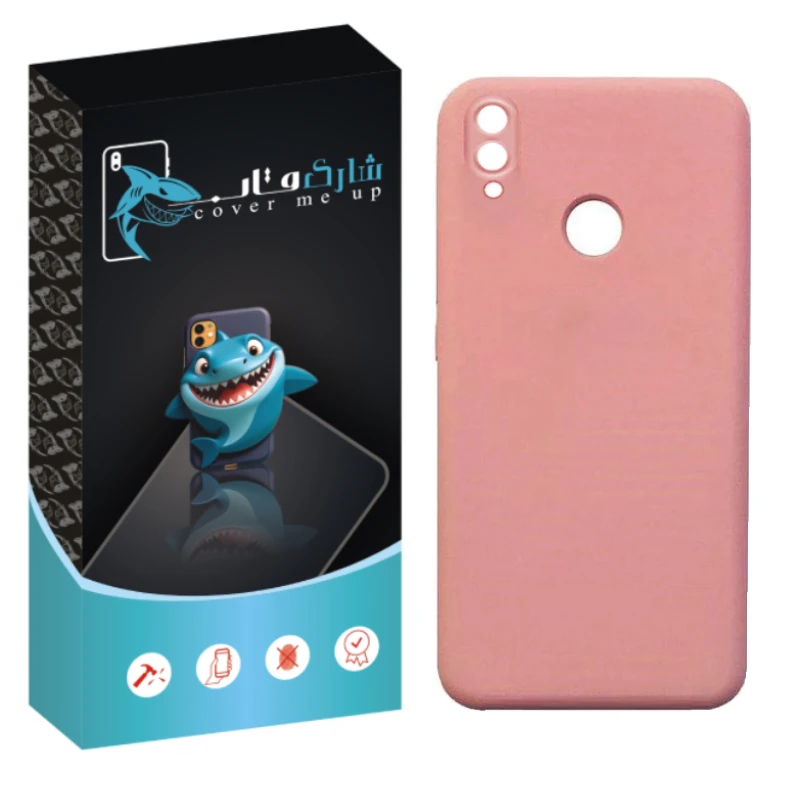 کاور شارک قاب مدل سیلیکونی مناسب برای گوشی موبایل هوآوی Y7 Prime 2019