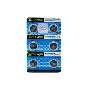 باتری سکه ای تیانکیو مدل AG13-LR44H بسته  شش عددی