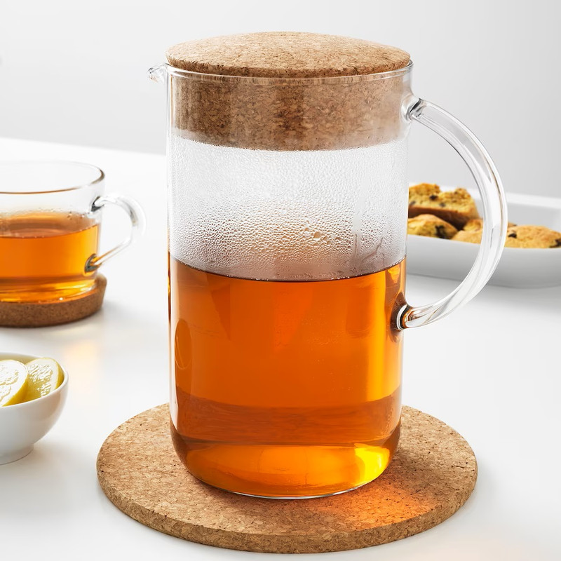 پارچ ایکیا مدل درب چوب پنبه کد 797 پارچ ایکیا مدل درب چوب پنبه کد 797