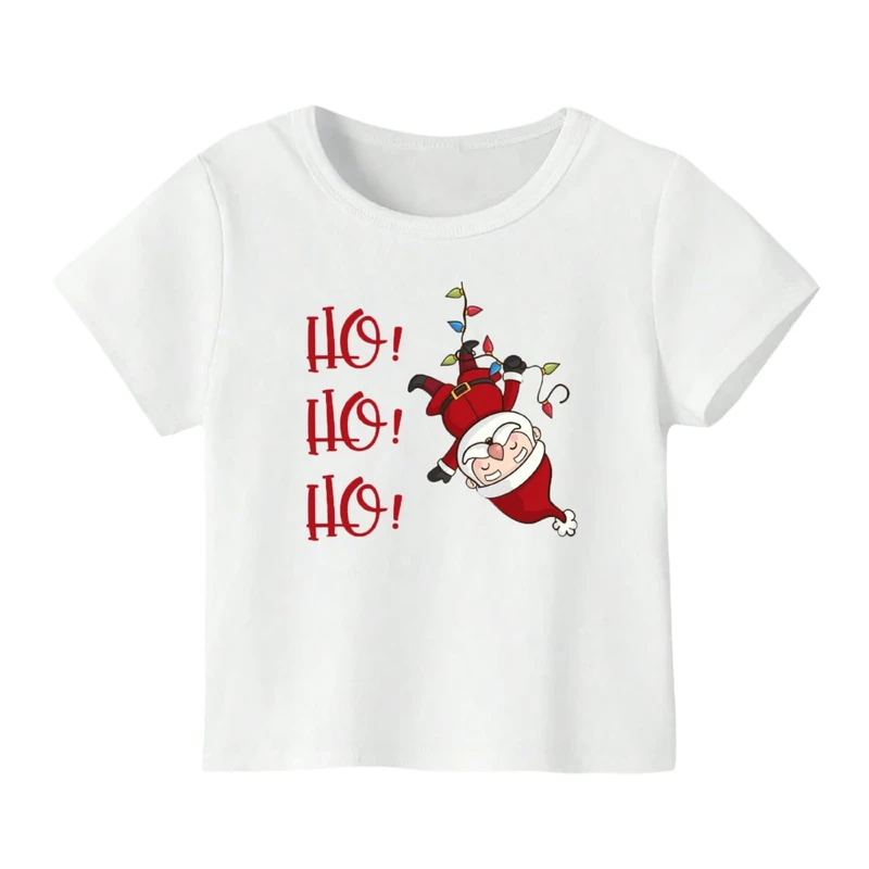 تی شرت آستین کوتاه بچگانه مدل بابانوئل کریسمس کد 21