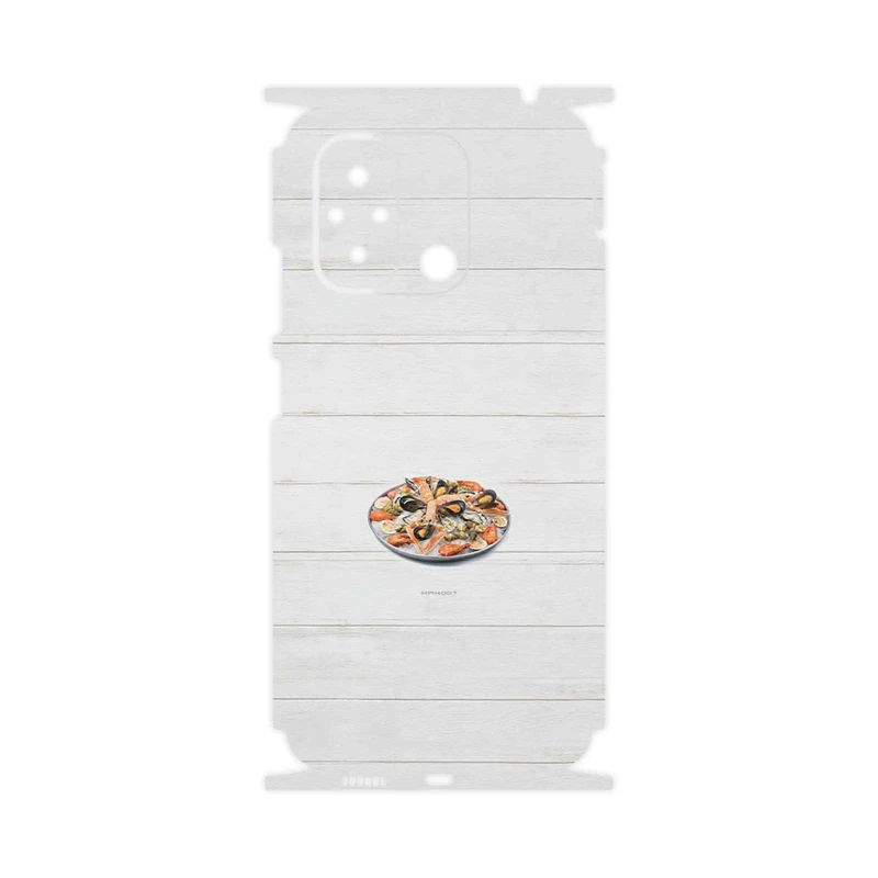 برچسب پوششی ماهوت مدل Seafood-FullSkin مناسب برای گوشی موبایل شیائومی Redmi 12C