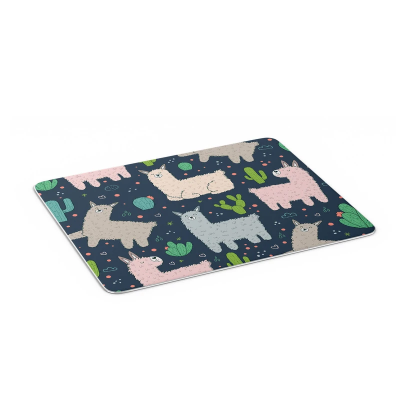  ماوس پد طرح  کاکتوس و حیوان  کد 20300216