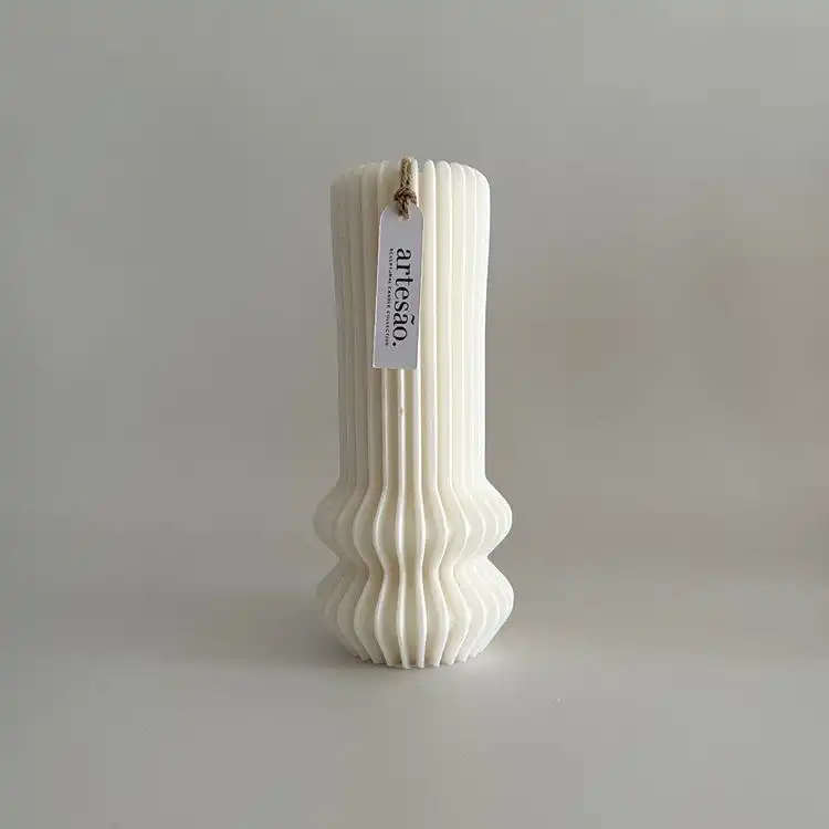 قالب شمع مدل استوانه شیاردار