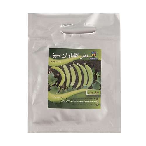 بذر خیار چنبر شرکت گلباران سبز گیلان مدل BKHCH بسته 24 عددی