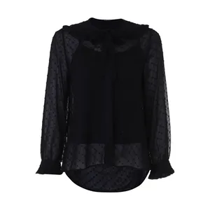 ست تاپ و شومیز زنانه گردیه مدل 307266-black