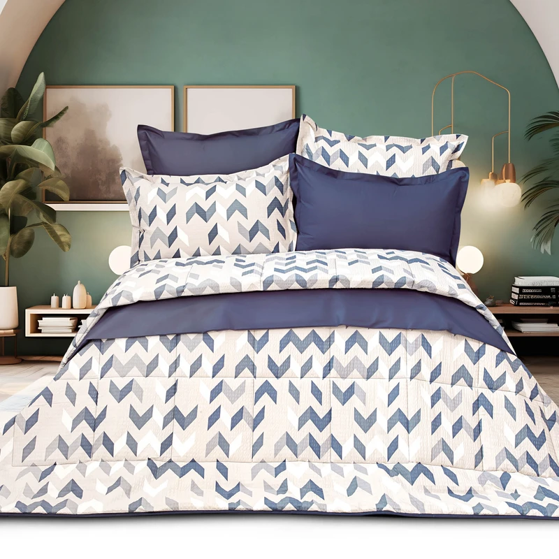 سرویس خواب خانه خواب اورنگ مدل K-Zigzag دو نفره شش تکه