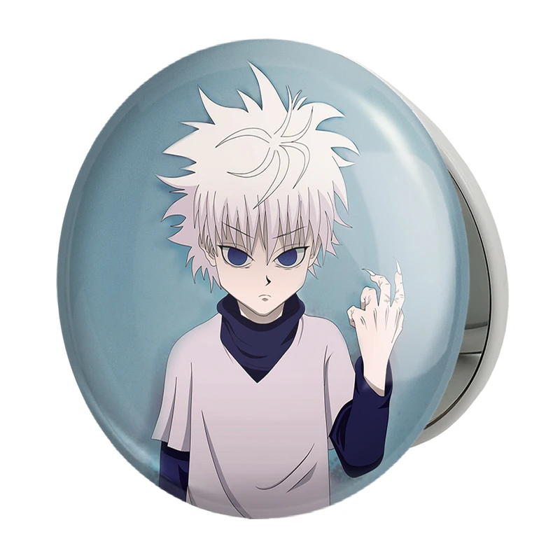 آینه جیبی خندالو طرح کیلوا زولدیک انیمه ایکس هانتر  Hunter × Hunter مدل تاشو کد 11942 