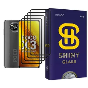 Atouchbo Shiny Glass MIX004 Screen Protector For Xiaomi Poco X3 Pack Of 4