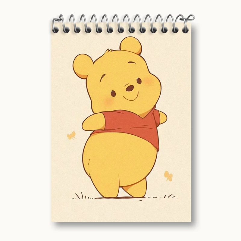 دفتر یادداشت 50 برگ خندالو طرح خرس پو (Winnie the Pooh) کد N1886