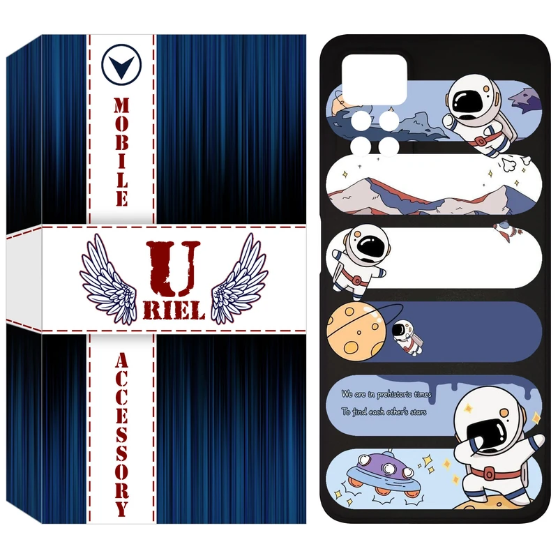 کاور یوریل مدل KSH کد 30 طرح کهکشان مناسب برای گوشی موبایل شیائومی Redmi Note 12 Pro 4G