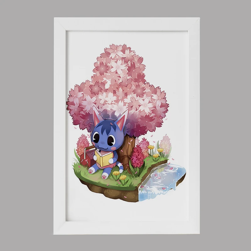 تابلو خندالو مدل بازی انیمال کراسینگ (Animal Crossing) کد 32672