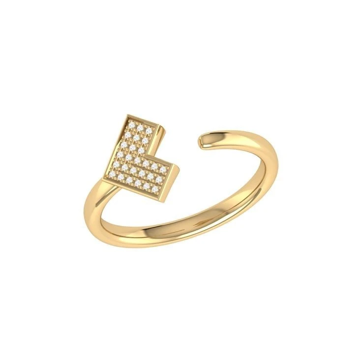     انگشتر طلا 18 عیار زنانه قیراط طرح هندسی کد GH6022
