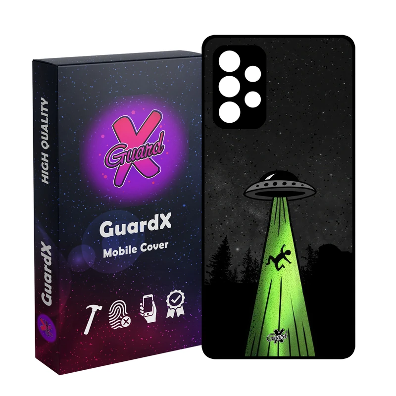 کاور گارد ایکس طرح سفینه فضایی مدل Glass10704 مناسب برای گوشی موبایل سامسونگ Galaxy A32 4G
