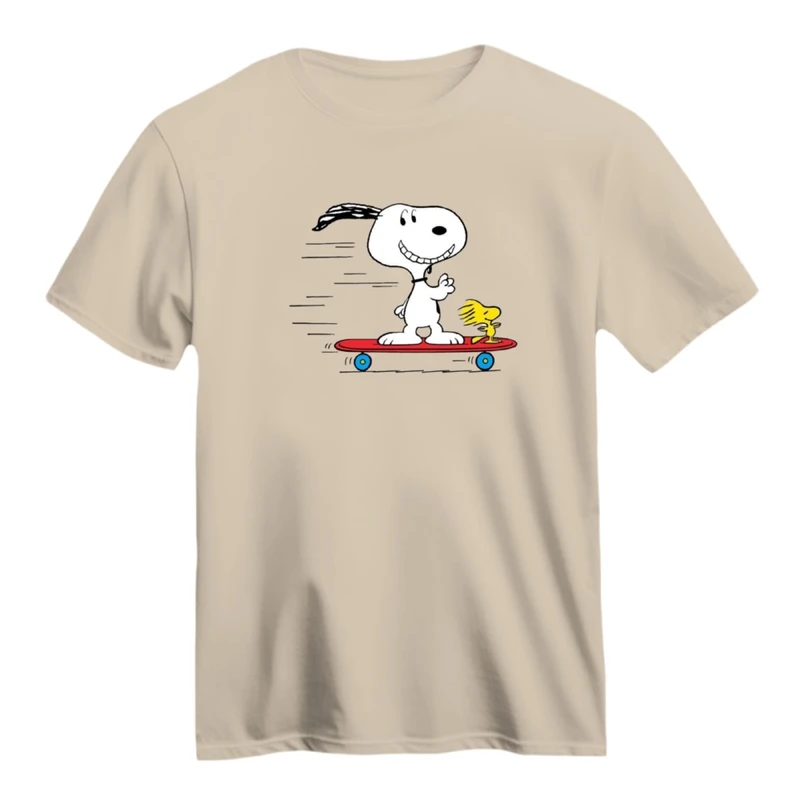 تی شرت آستین کوتاه زنانه مدل اسنوپی کد ۵۶