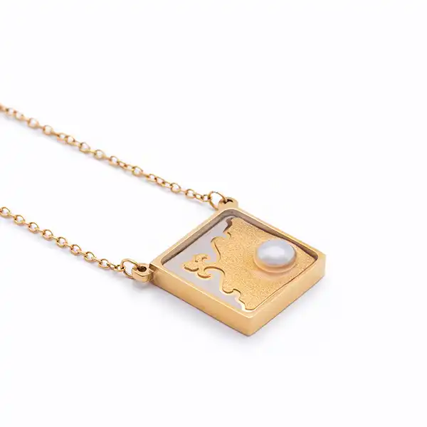 گردنبند زنانه زرسام مدل شمیسا یزدان کد 10016561