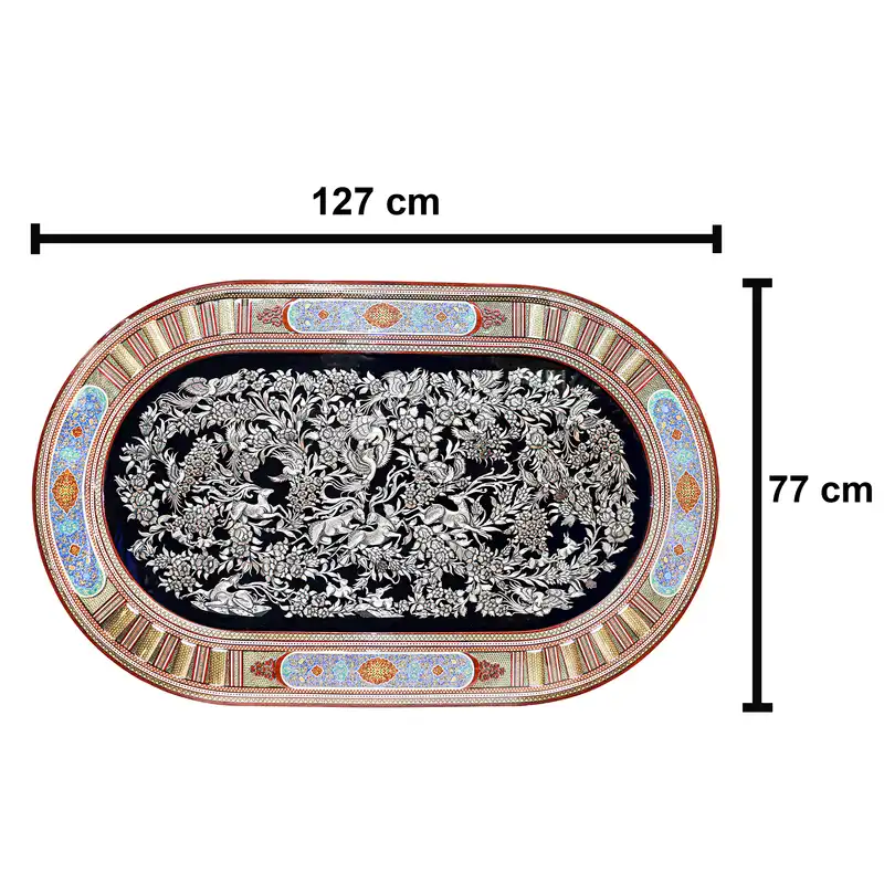 تابلو قلمزنی مدل شاهکار هنری کد 127p77