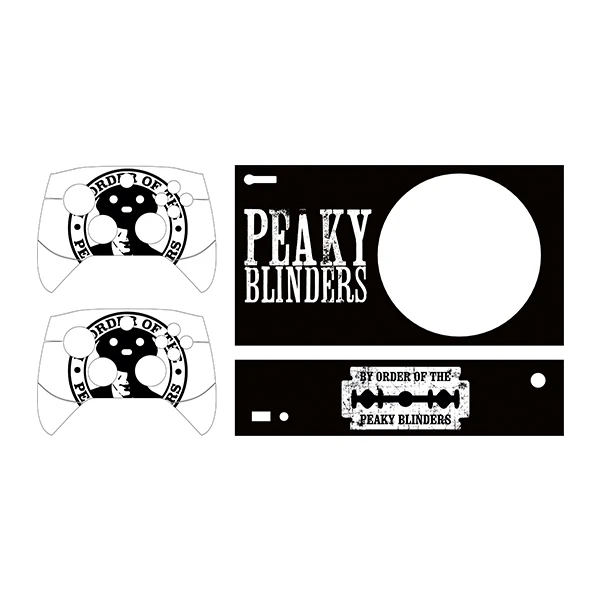 برچسب کنسول بازی  Xbox series s توییجین وموییجین مدل Peaky blinders 03 مجموعه 4 عددی