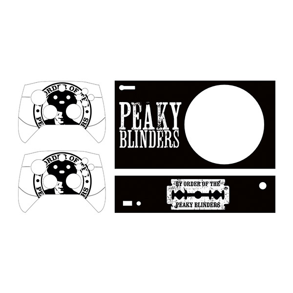 برچسب کنسول بازی ایکس باکس series s مدل Peaky Blinders کد 3 مجموعه 4 عددی
