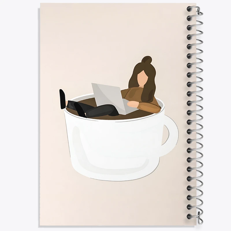 دفتر لیست خرید 50 برگ خندالو طرح دخترانه مینیمال کد N2694