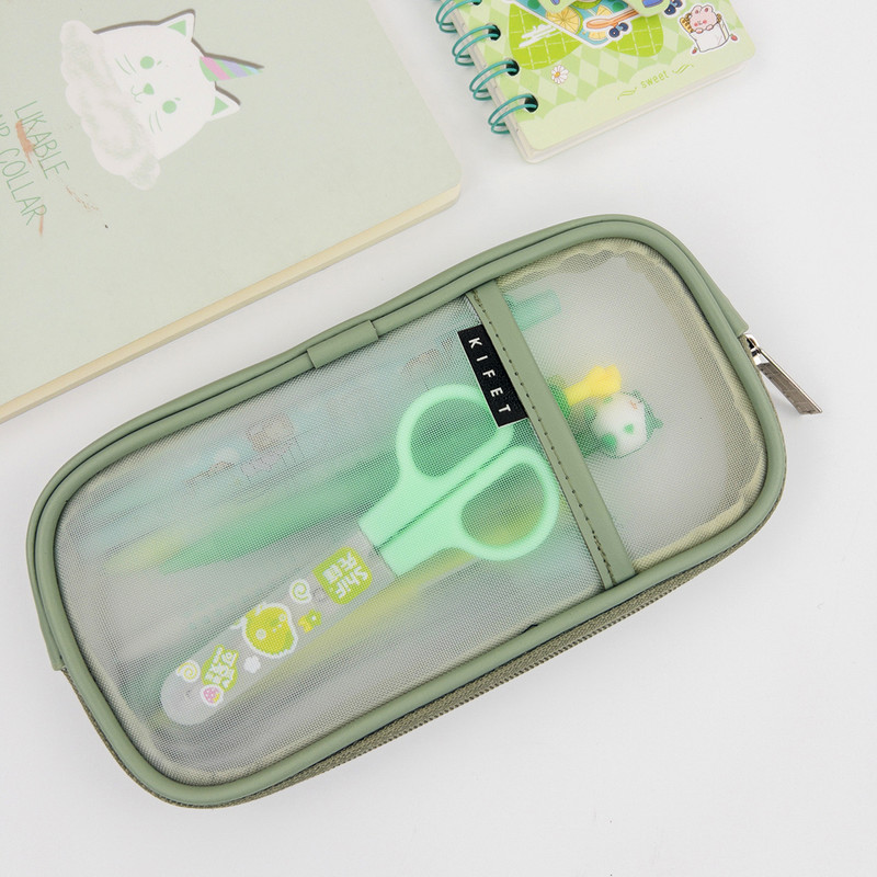 جامدادی کیفت مدل شفاف پاستلی