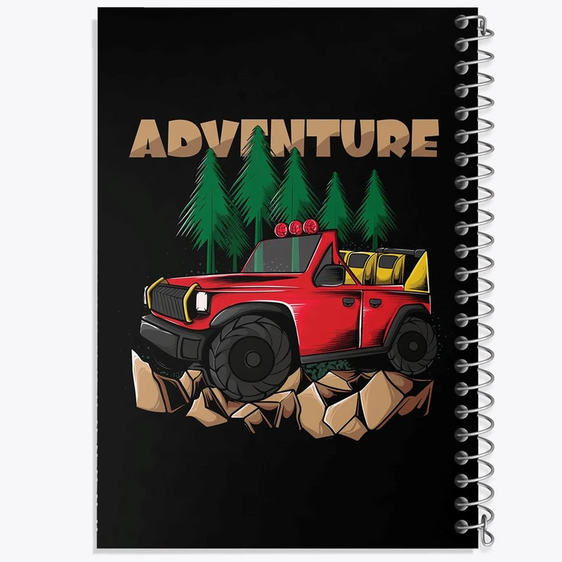 دفتر نقاشی 50 برگ خندالو مدل آفرود Off Road کد 26300