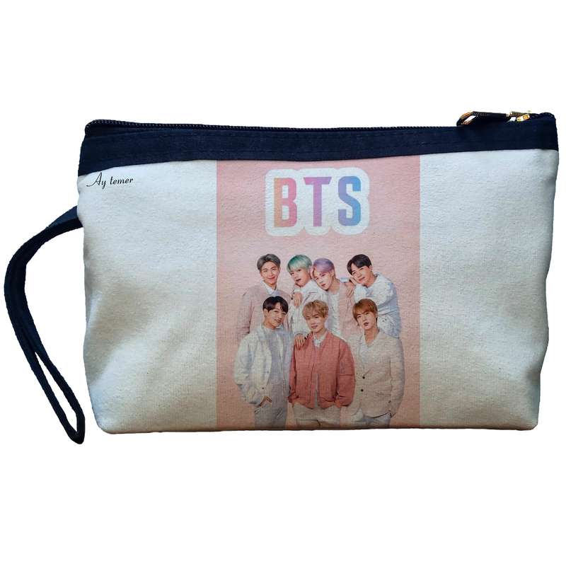 کیف لوازم آرایش زنانه آی تمر مدل بی تی اس کد 184