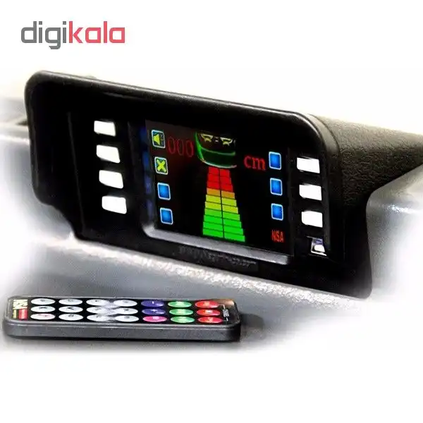 نمایشگر هوشمند خودرو مدل PSDM01 مناسب برای پراید قدیم به همراه سنسور پارک