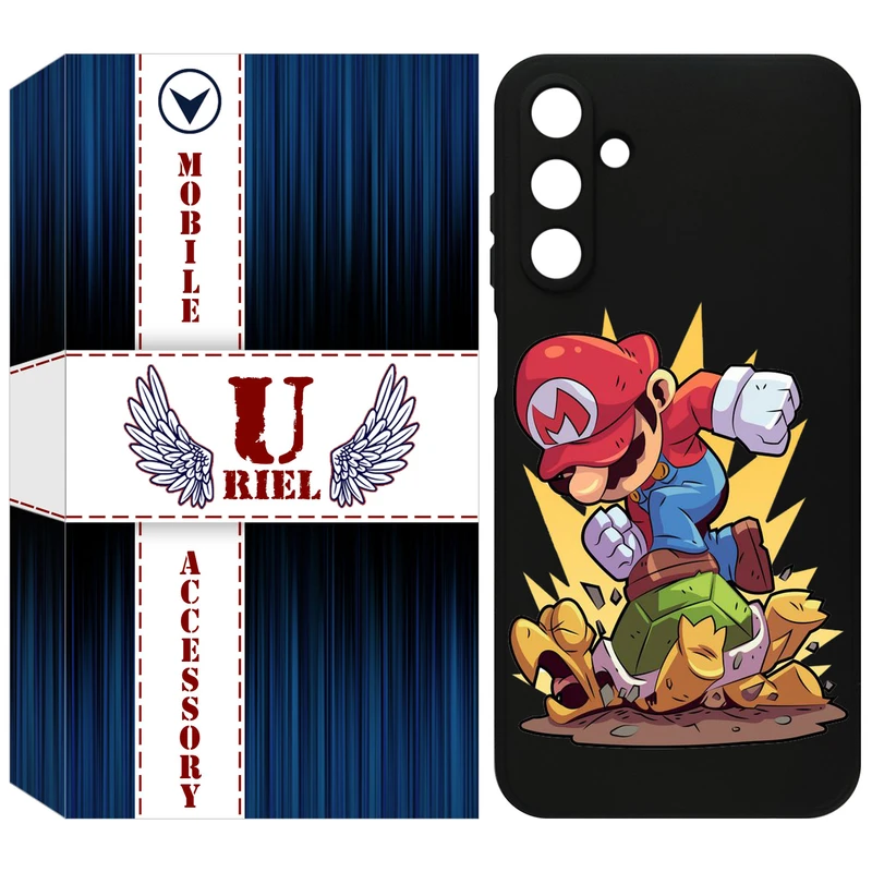 کاور یوریل مدل KSH کد 64 طرح ماریو مناسب برای گوشی موبایل سامسونگ Galaxy A15