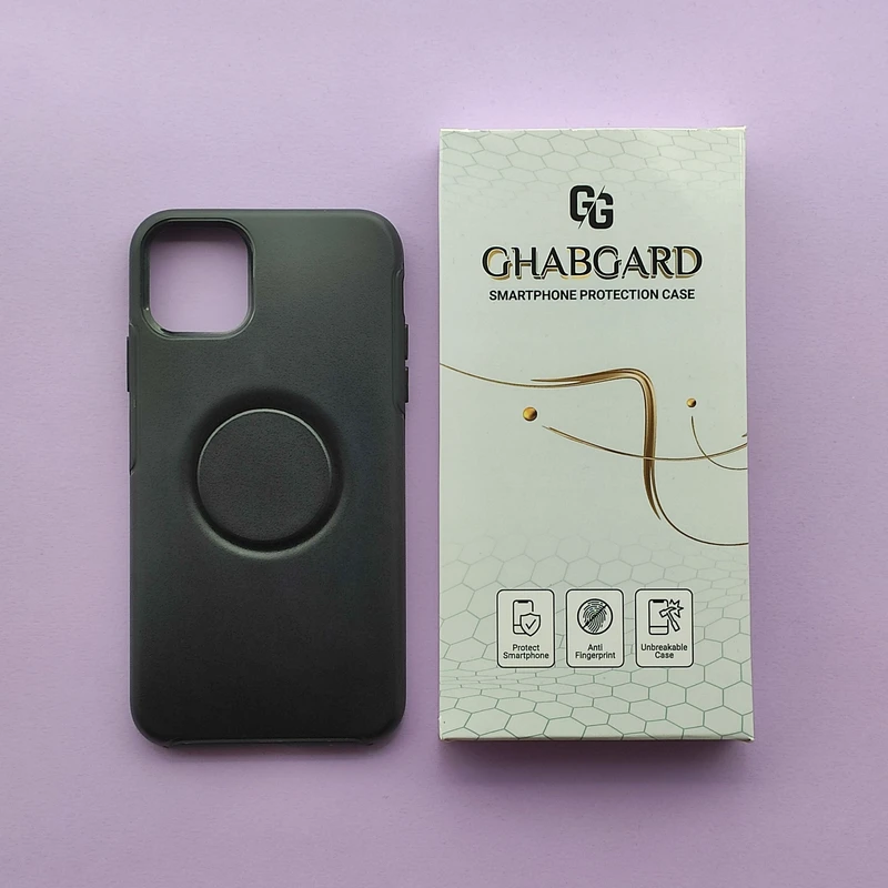 کاور قاب گارد مدل پاپ سوکت دار ساده مناسب برای گوشی موبایل اپل iPhone 11 Pro Max