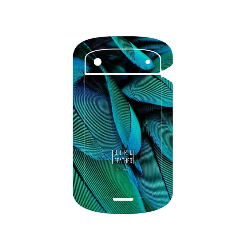 برچسب پوششی ماهوت مدل Green Feather مناسب برای گوشی موبایل بلک بری Bold Touch 9900